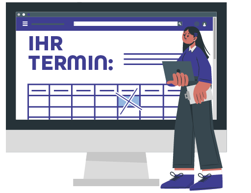 Termin online buchen Visualisierung | LiA